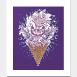 Monster Ice Cream Posters and Art